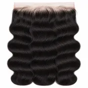 Natural Body Wave 13X4 Frontal Lace Closures