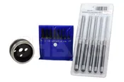 3" Round Bench Block with 8 PC & 5 PC Drive Pin Punch Set
