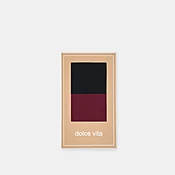 2 PACK SOLID TIGHTS CHERRY BLACK