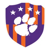 Clemson 2024 Soccer Shield Decal