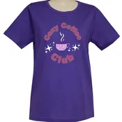 Cozy Coffee Club Short Sleeve Scoop Neck