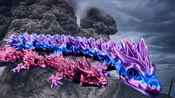 3D Printed Mother and Daughter Dragon Set. Mythical Large Dragons in 3D. Olgas Treasures Shop — Olgas Treasures