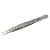 Aven 18032USA Technik Tweezers, OO-SA, Stainless Steel, Straight, Thick, Flat, Strong, 4-3/4"