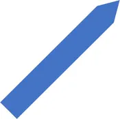 0.75in X 5in Poly TT Pot Tag 3in Core. Blue – PMS 298C. 2000 tags/Roll. 3 Rolls/Case. 6000 Tags/Case. Sold By Case.