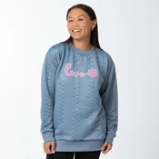 Pet Love Cable Jacquard Crewneck