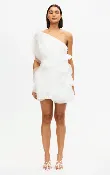 Acler Cotwall Mini Dress in Ivory