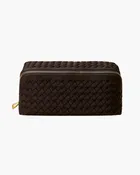 CARAVAN MEDIUM COSMETIC CASE IN CHOCOLATE