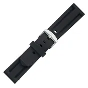 Black Silicone Watchband