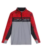 Boys' Ryder Half Zip T-Neck - Spyder Red