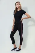 Bellissima Ankle Flare In Black Widow