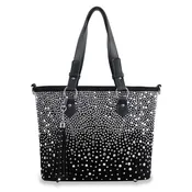 Night Sky Rhinestone Shopper Tote