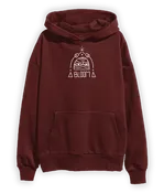 Mushman Hoodie - Maroon