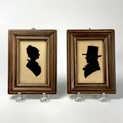 Pair Boston Silhouettes — Charles Haver Antiques