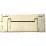 Atlas Campaign L-Bracket Drop Pull 380-PB Polished Brass 3" Pull