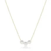 16" Necklace Gold - Joy Pearl