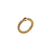 Soul Flex’it Ring in 18K Gold with Ruby 09E08AX_B4
