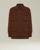 BEAVER CASHMERE UTILITY JACKET