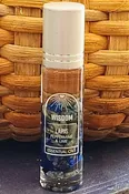 Wisdom: Lapis Crystal Peppermint & Lime Roll-On Essential Oil