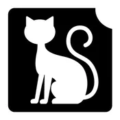 109 Cat - Set of 5 - Art Factory Glitter Tattoo Stencils