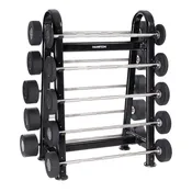 10 Bar Urethane Straight Barbell Club Pack Set (25-115 LBS IN 10 LB INCREMENTS)