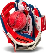 Air Tech Adapt Series T-Ball Fielding Glove - Navy/Red 8.5" with Ball Right Hand Throw