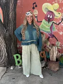 Dahlia Denim Top