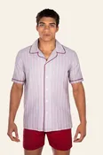 Luka camp collar Shirt with Piping