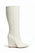Lady Godiva Faux Leather Knee-High Boot
