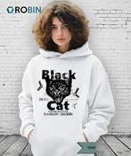 Black Cat Flashlight Crackers Shirt