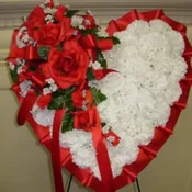 BLEEDING HEART, LARGE  SILK PERMANENT                 NEW-S05