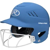 Rawlings Coolflo 1-Tone Highlighter Fastpitch Batting Helmet with Mask