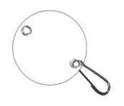 HPC 1-3/4" DIA ID KEY TAGS WITH SNAP HOOK - EYS8