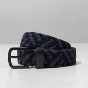 Black/Blue Two Tone Woven Cotton Belt