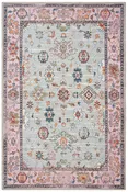 GLN Rugs Ayder - Machine Washable Area Rug - Turkish Pink Home Rugs