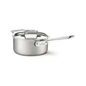 All-Clad D5 Stainless Brushed 5-ply Bonded Sauce Pan with Lid