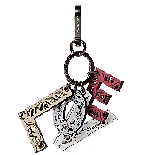 4 Letter LOVE Leather Charm - Multicolor