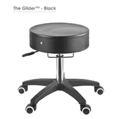 Master Massage Glider Ergonomic Round Swivel Adjustable Rolling Hydraulic Stool Barber Dental Chair for Therapist, Clinic, Tattoo, Spas, Facial, Beauty, Lash, Salons, Home, Studio, Workshop, Office Use.-Cream