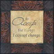 Accept By Pat Fischer Art Print - 12 X 12