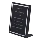 Black Piano Finish Standing Plaque