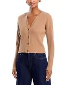 525 America Lorelai Cropped Rib Cardigan