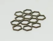 Hexagon Stitch Markers — A Twisted Picot