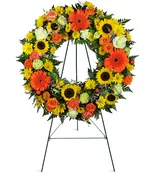 Heavenly Dawn Sunflower Wreath™