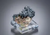 ACANTHITE   with STEPHANITE