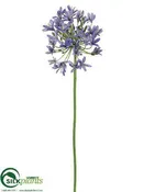 Silk Plants Direct Agapanthus Spray - Purple - Pack of 6