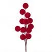 24" Flocked Berry Spray/Large