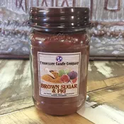 Brown Sugar &amp; Fig - Mason Jar Candle — Liberty Vintage Marketplace