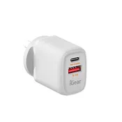 Igear Wall Charger - USB A & C