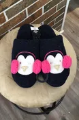 Fuzzy Penguin Slippers