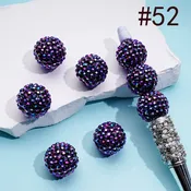 20MM Rhinestone Beads, Collection of Acrylic Rhinestone Beads, Part 2: Color No.33 -No.60
