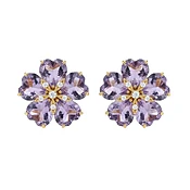 Amethyst Bloom Earrings